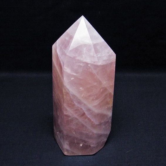 ローズクォーツ六角柱[T332-5189]