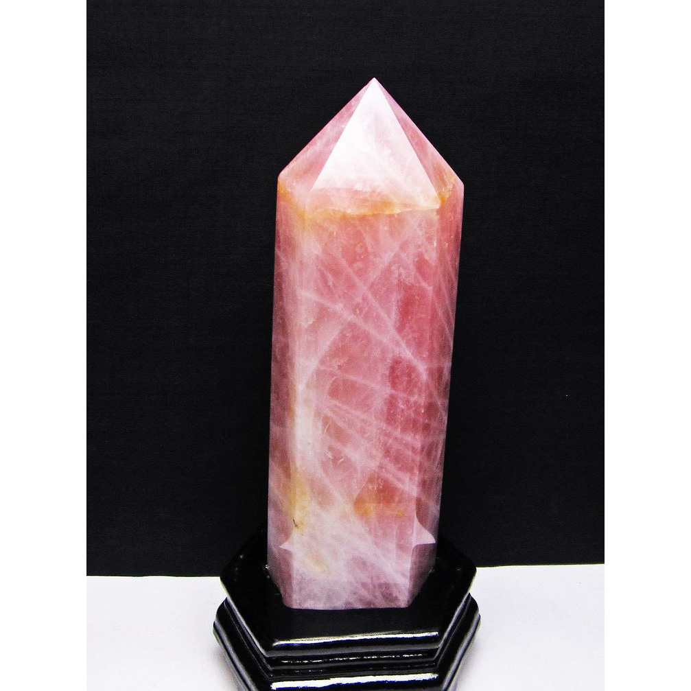 1.7Kgローズクォーツ六角柱[T332-5286]