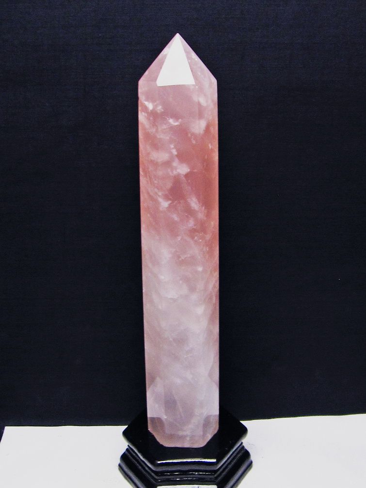 ローズクォーツ六角柱[T332-5368]