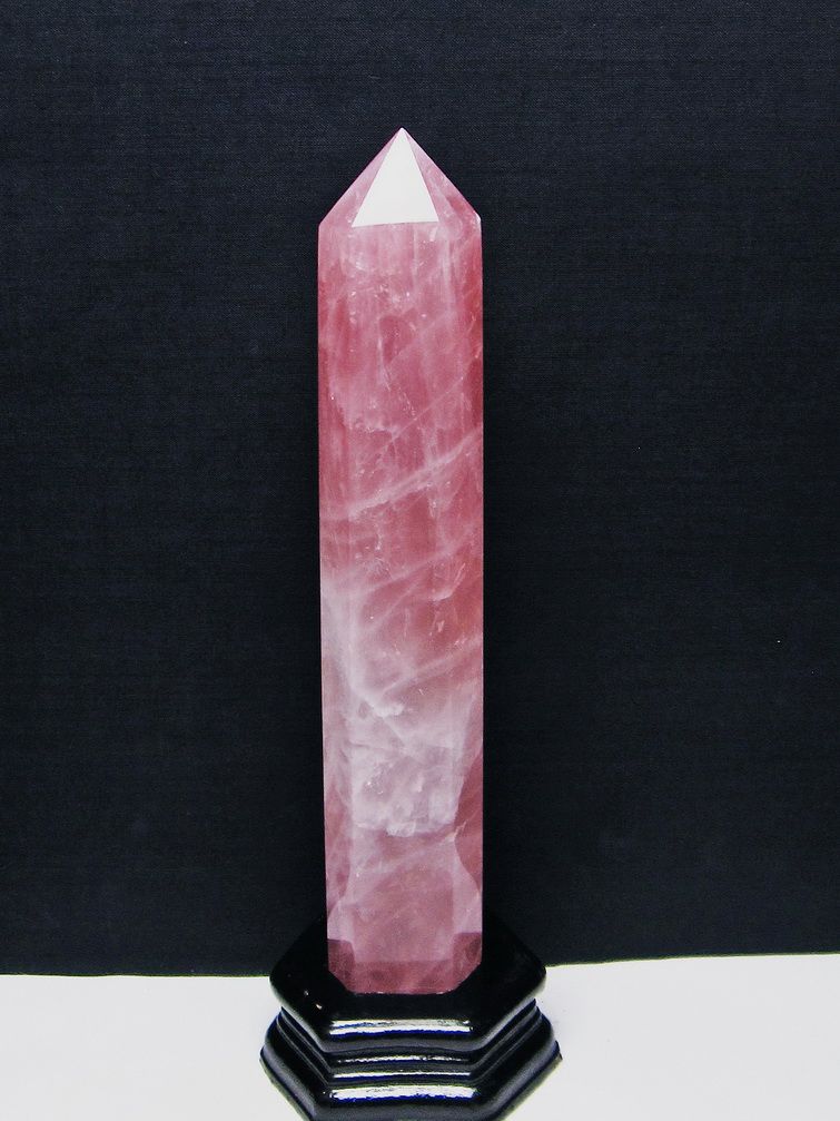 ローズクォーツ六角柱[T332-5372]