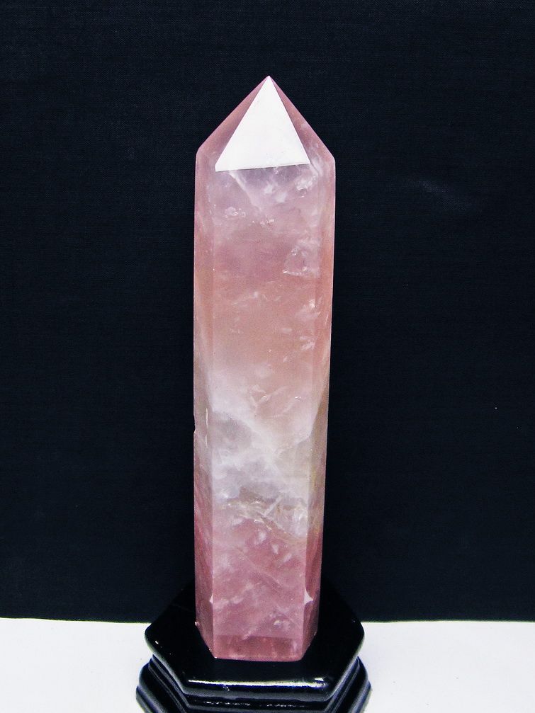 ローズクォーツ六角柱[T332-5606]