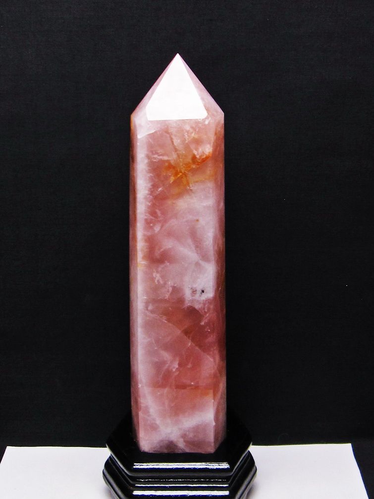 2Kgローズクォーツ六角柱[T332-5494]