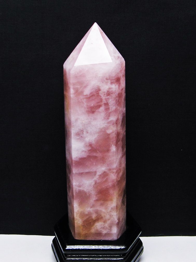 2Kgローズクォーツ六角柱[T332-5508]