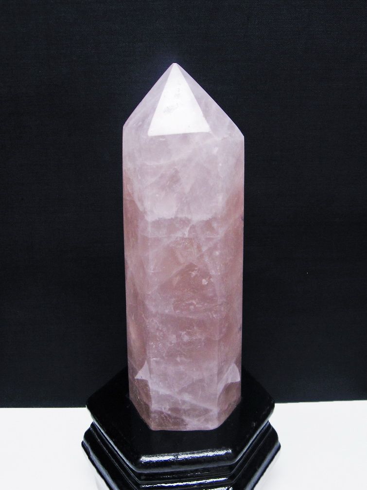 ローズクォーツ六角柱[T332-5600]