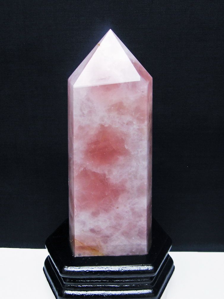 ローズクォーツ六角柱[T332-5614]