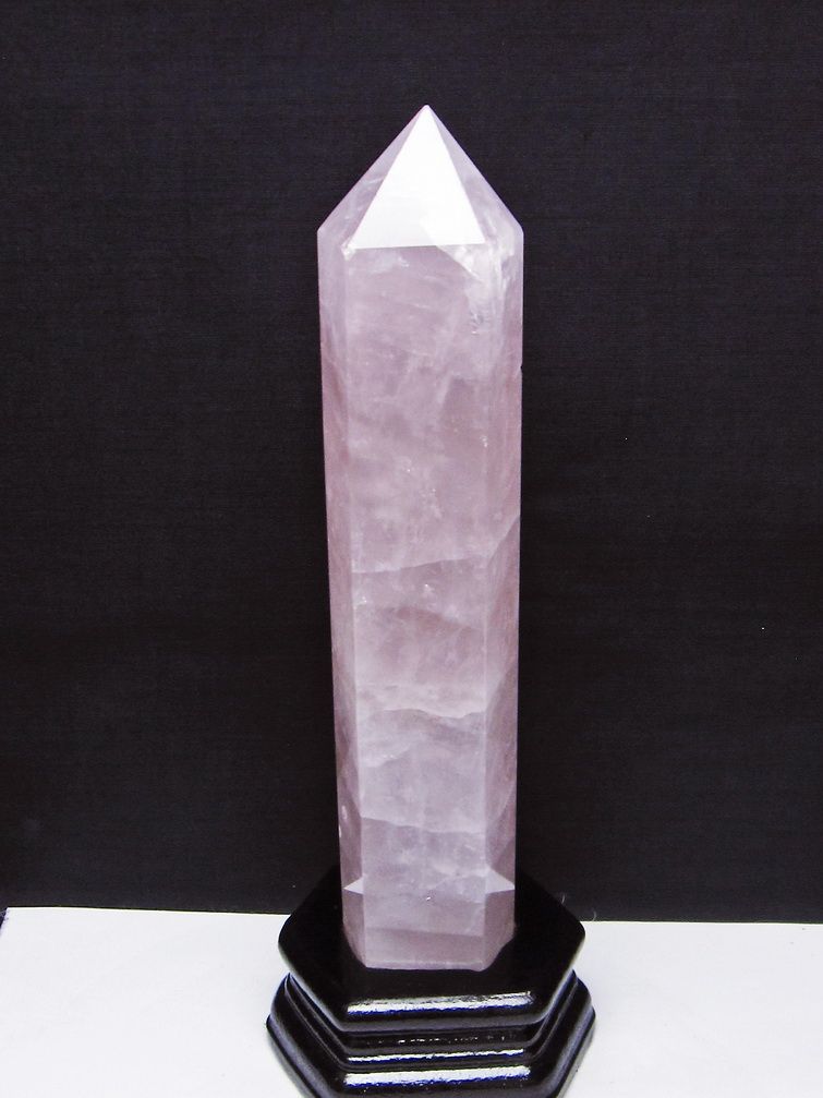 ローズクォーツ六角柱[T332-5656]