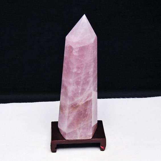 ローズクォーツ六角柱[T332-5678]