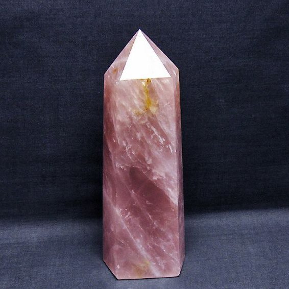 ローズクォーツ六角柱[T332-5799]