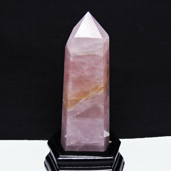 ローズクォーツ六角柱[T332-5909]