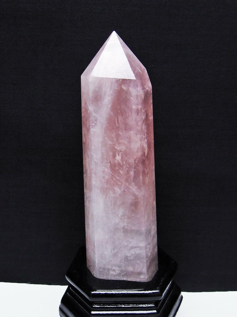 ローズクォーツ六角柱[T332-5910]