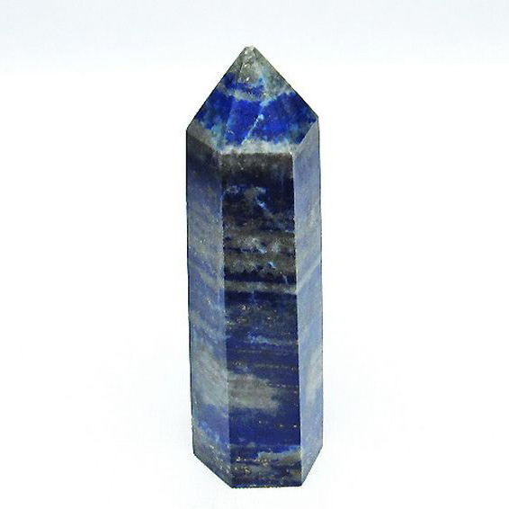 パワーストーン 天然石 ラピスラズリ六角柱[T333-3476]