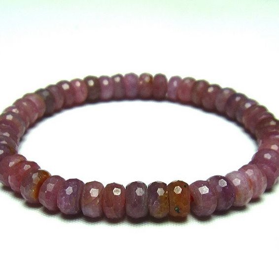 ルビーブレスレット 7mm [T336-8716]