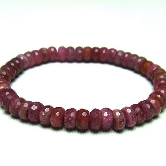 ルビーブレスレット7mm[T336-8756]