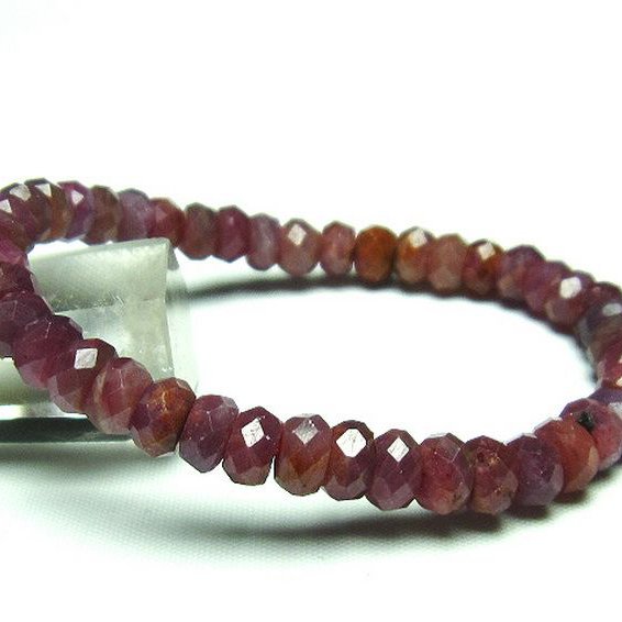 ルビーブレスレット 7mm [T336-8788]