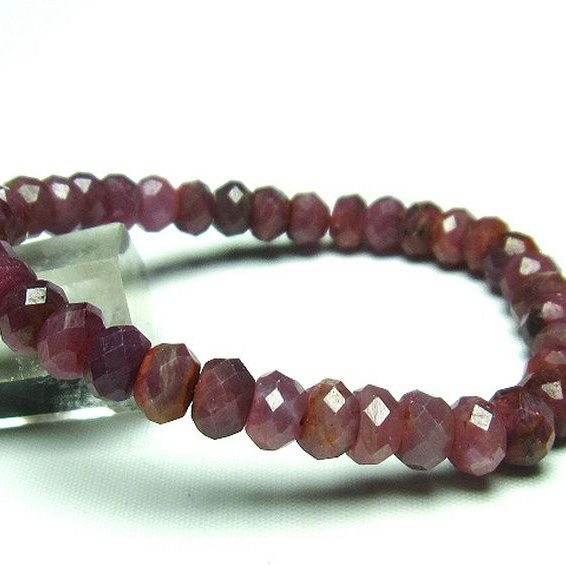 ルビーブレスレット8mm[T336-8790]