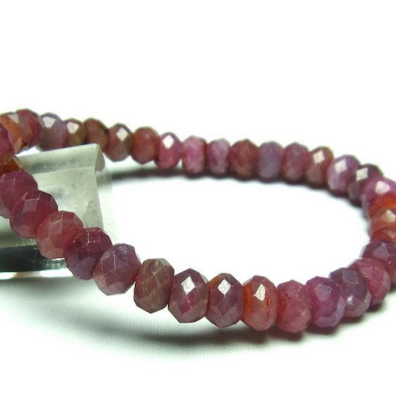 ルビーブレスレット 8mm [T336-8795]