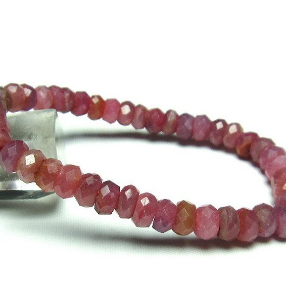 ルビーブレスレット 7mm [T336-8832]