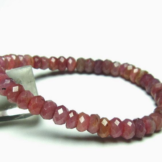 ルビーブレスレット 7mm [T336-8843]