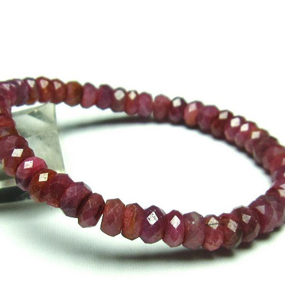 ルビーブレスレット7mm[T336-8861]