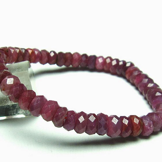 ルビーブレスレット7mm[T336-8871]