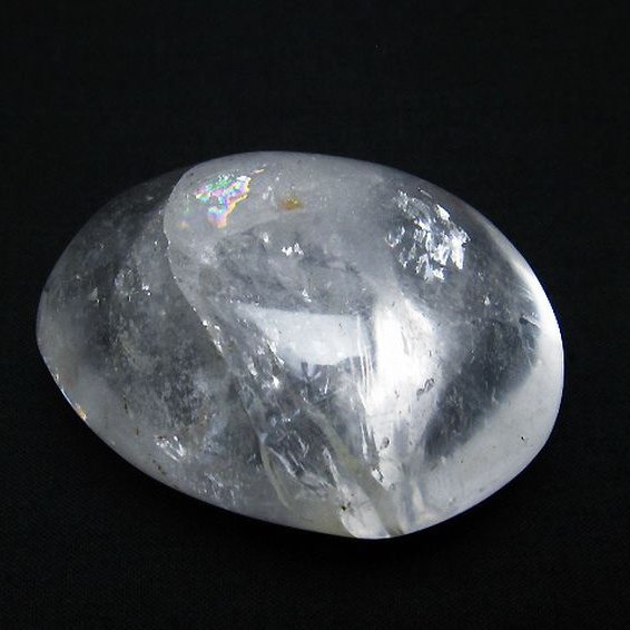 虹入りヒマラヤ水晶原石 [t344-2289]