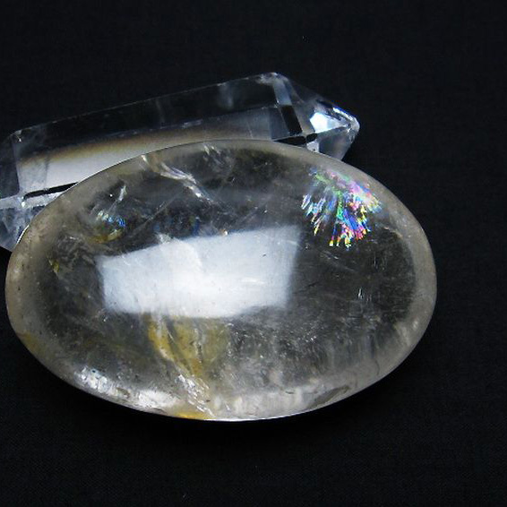 虹入りヒマラヤ水晶原石[T344-2308]