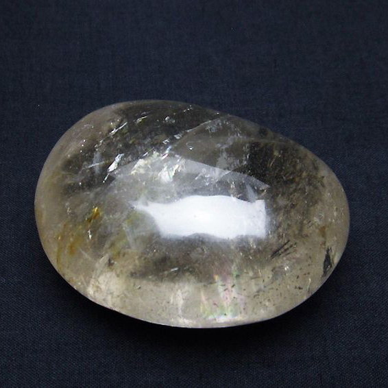 虹入りライトニング水晶原石[T344-2436]