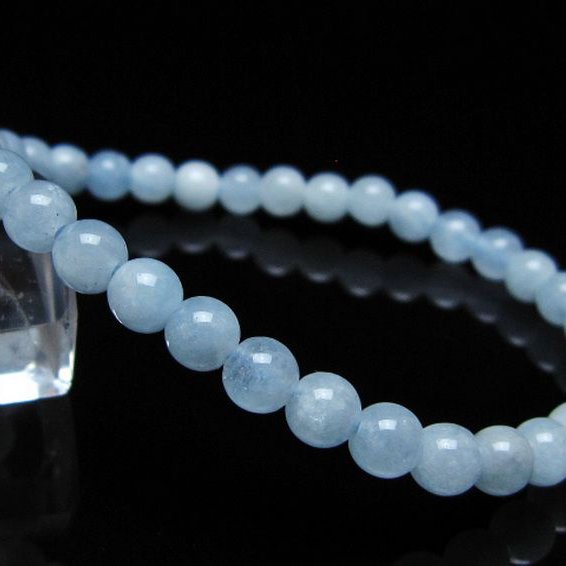 アクアマリンブレスレット 5mm [t35-20762]