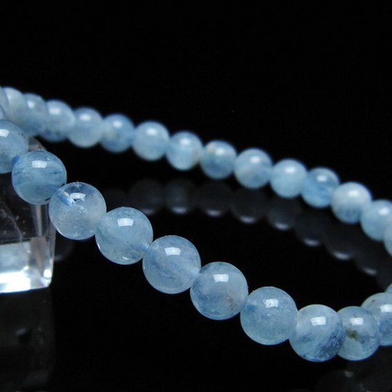 アクアマリンブレスレット 6mm [T35-20834]