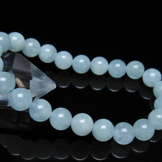 アクアマリンブレスレット 8mm [T35-21034]