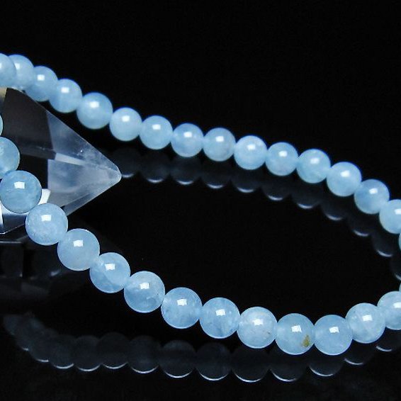 アクアマリンブレスレット 5mm [t35-21166]