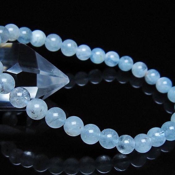 アクアマリンブレスレット 6mm [t35-21184]