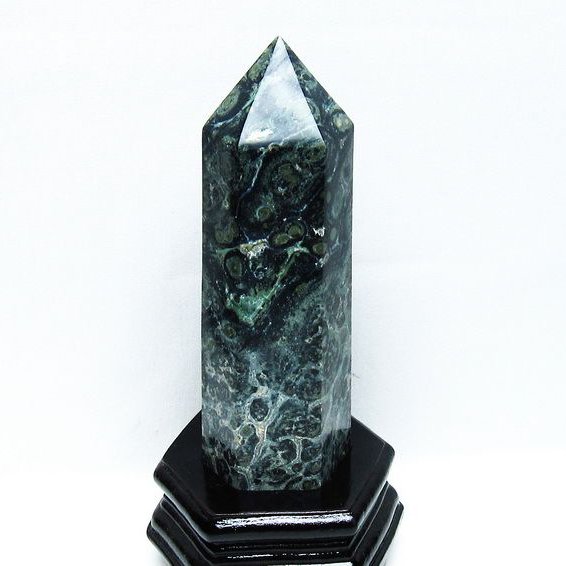 マラカイト 六角柱[T350-1586]