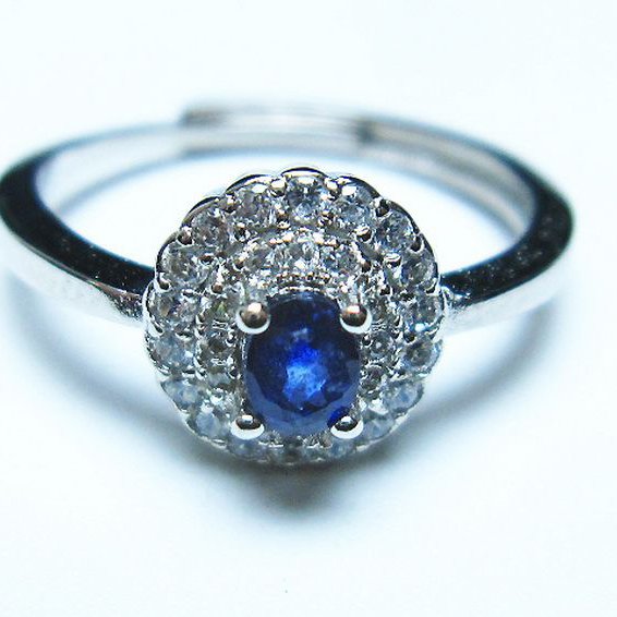 サファイア 指輪(18号)[T351-1025]