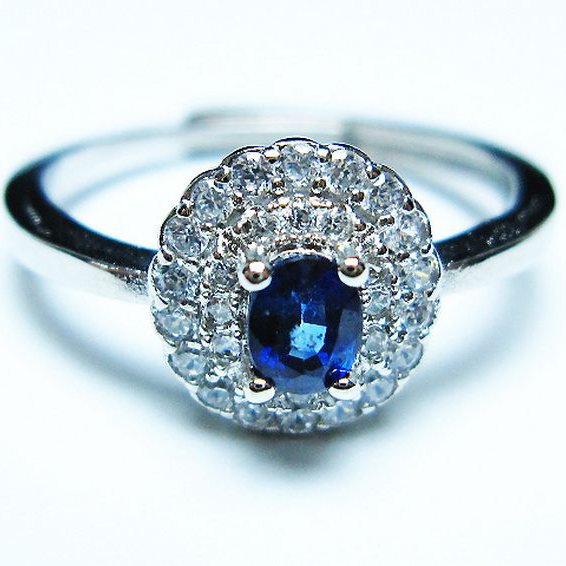 サファイア 指輪(18号)[T351-1325]