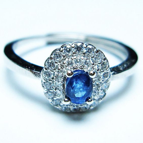 サファイア 指輪(18号)[T351-1343]