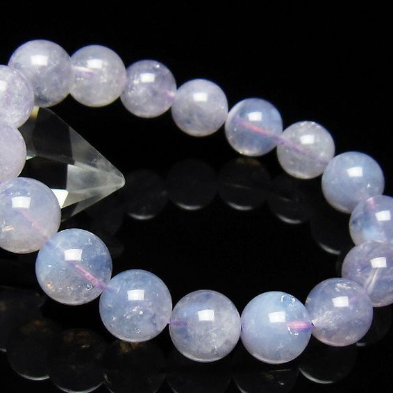 スコロライト（ラベンダークォーツ）ブレスレット 12mm [t352-1673]