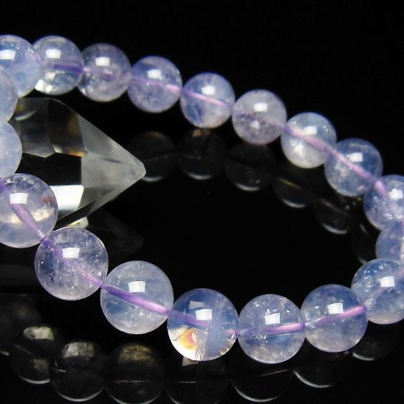 スコロライト（ラベンダークォーツ）ブレスレット 10mm [t352-1726]