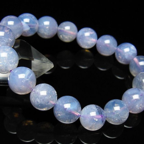 スコロライト（ラベンダークォーツ）ブレスレット 12mm [t352-1734]