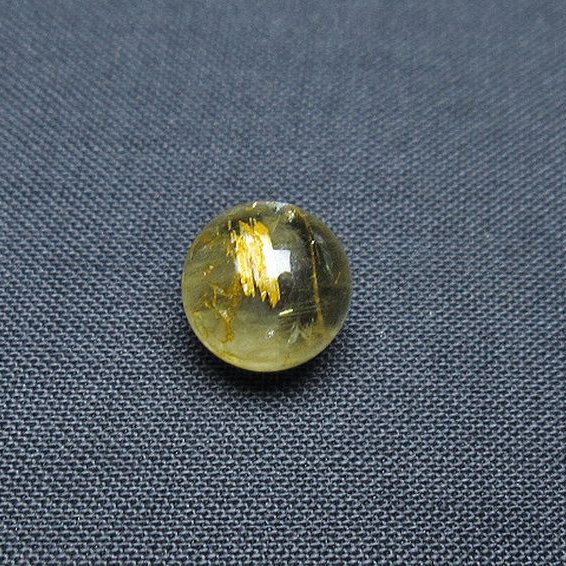 ゴールドタイチンルチル入り水晶丸玉 10mm [t355-1180]