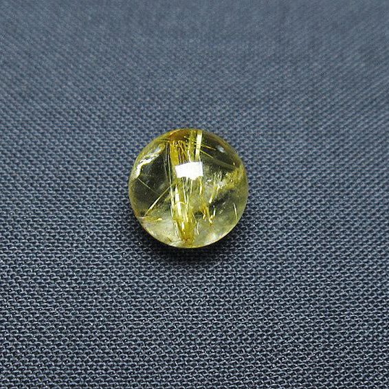 ゴールドタイチンルチル入り水晶丸玉 10mm [t355-1191]