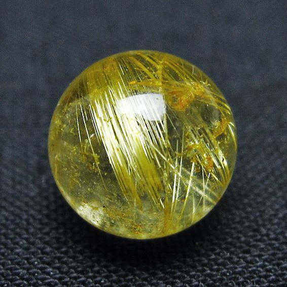 ゴールドタイチンルチル入り水晶丸玉 10mm [t355-1666]