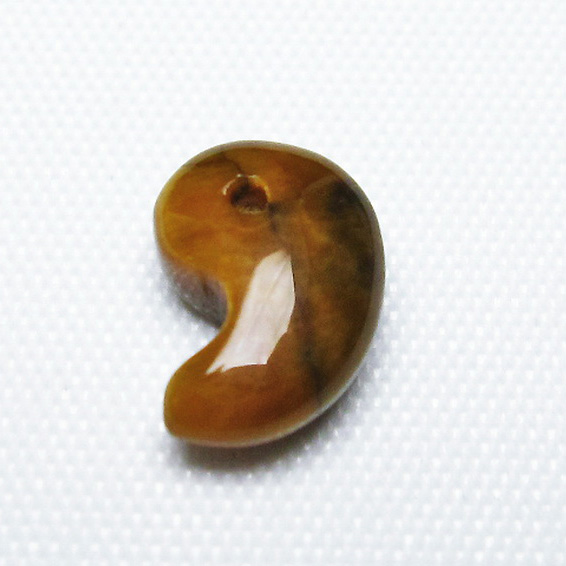 タイガーアイ※黄虎目石勾玉[T356-1336]