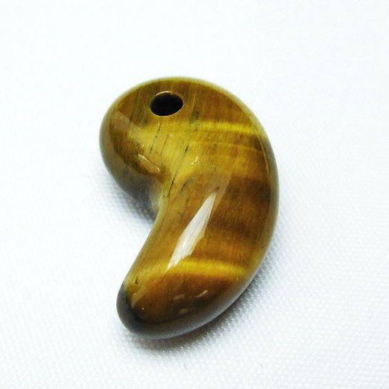タイガーアイ※黄虎目石勾玉[T356-1486]