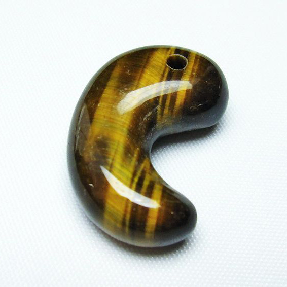 タイガーアイ※黄虎目石勾玉[T356-1576]