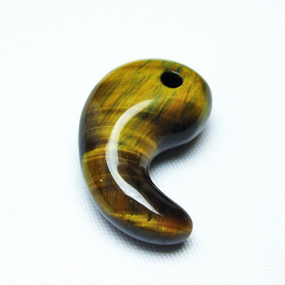 タイガーアイ※黄虎目石勾玉[T356-1602]