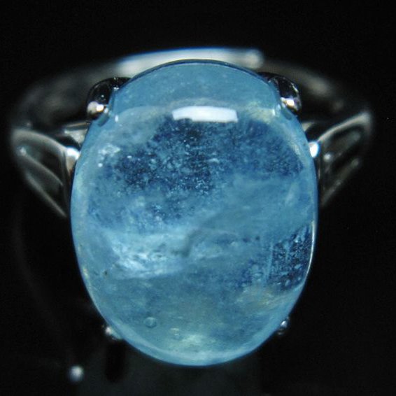 アクアマリン指輪(15号)[T367-6509]