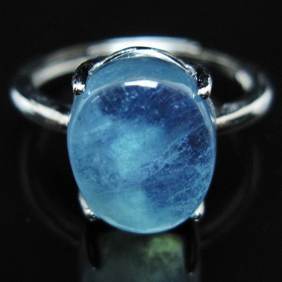 アクアマリン指輪(14号)[T367-6864]