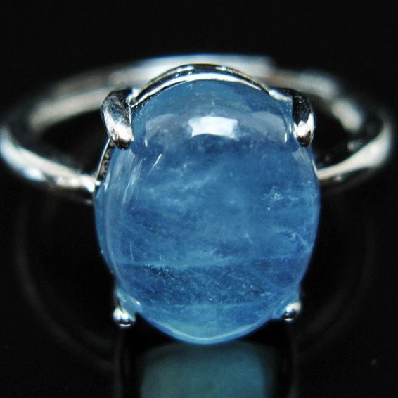 アクアマリン指輪(14号)[T367-6880]