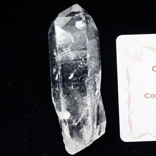 レムリアンシード水晶原石 ミナスジェライス州コリント産 ※証明書付き[T370-4436]